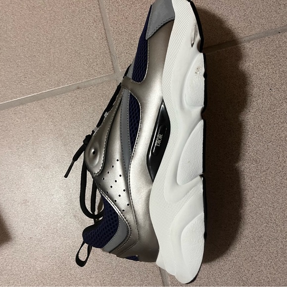 DIOR B22 BLACK/WHITE/BLUE - Picture 4 of 14